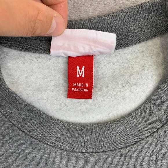 Mitchell & Ness Toronto Maple Leafs Mens Sweater Medium Gray Crewneck Captains C - Picture 4 of 11